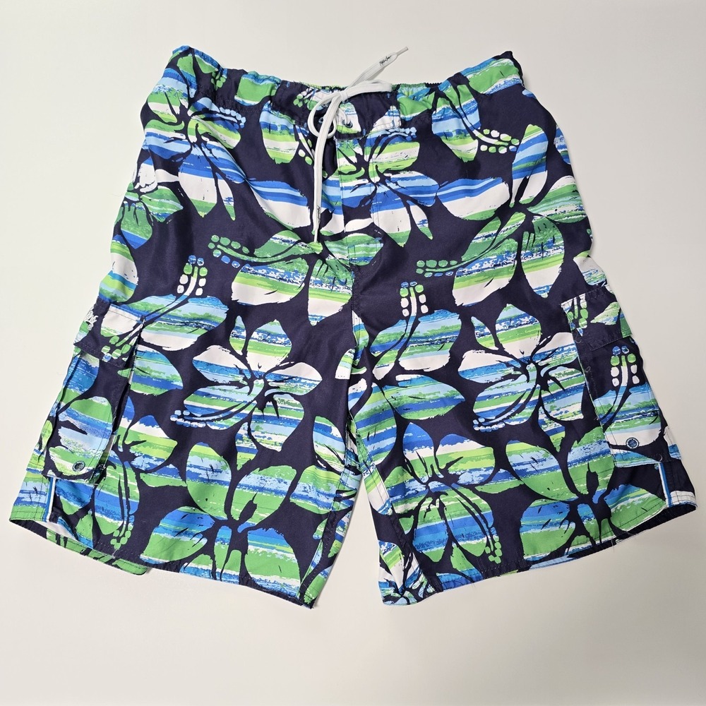 New Mens Maui‎ and Sons Tropical 🌴 Print Swim Trunks size Large